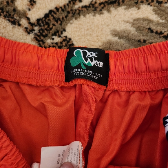 Men's Orange Shorts - Picture 6 of 9